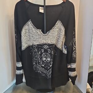 Harley-Davidson Black and White Label Sweater
